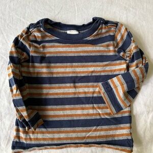 Hanna Andersson Striped Long Sleeve Tee 2T